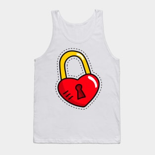 Heart Love Lock Tank Top